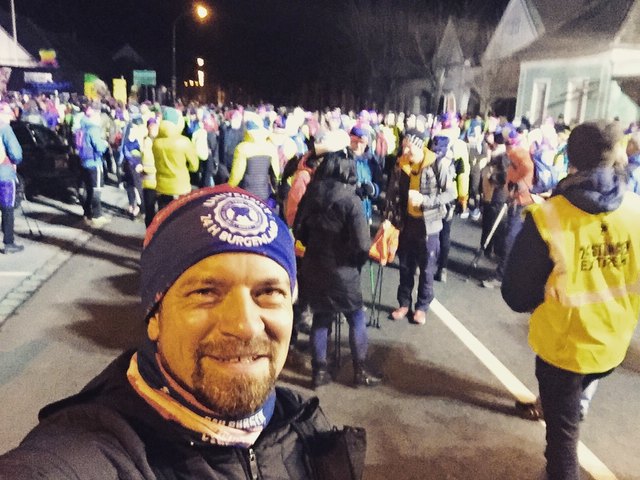 Vor dem Start in Oggau
