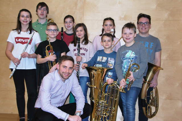 Filmmusik gibt das Jugendorchester "Young Formation" unter Mario Schulter am Dienstag, dem 6. Feber, im Kulturzentrum Jennersdorf zum Besten. | Foto: Manfred Knebel