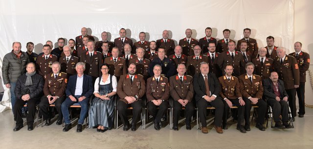 Die Kameraden der Betriebsfeuerwehr bei Worthington Cylinders in Kienberg hielten nun ihre Jahreshauptversammlung ab. | Foto: Christian Wotowa