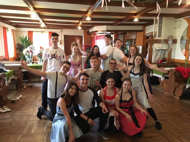 Die Jugend bei den Tanzproben für den großen Auftritt | Foto: KK