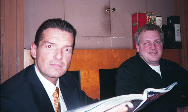 Hans Hölzel (Falco) mit Conny. | Foto: Conny de Beauclair