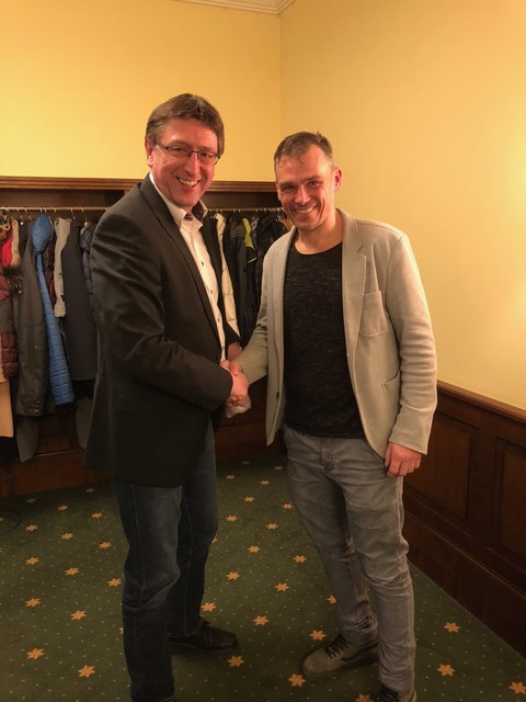 Amtsübergabe: Josef Hag übergibt an Peter Ruzicka. | Foto: V. Hauer