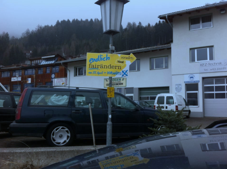 Fotodokumentation des Vorwärts Tirol Wahlkampfes 2013 von Bürgermeisterin Christine Oppitz-Plörer.