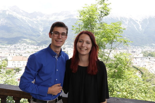 Schülerunion-Landesobmann Max Hagenbuchner 
und Landes-GF Stephanie Schurtl | Foto: privat
