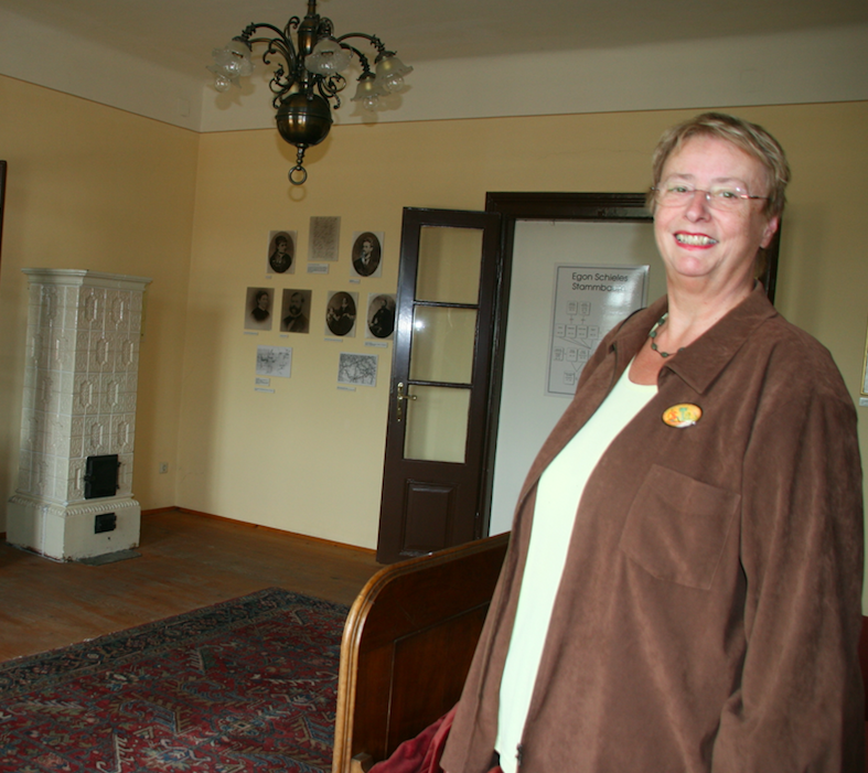 Kultur war ihr ein Anliegen: Susanne Schimek im Schiele-Geburtshaus bei einem Termin mit den Bezirksblättern Tulln.
