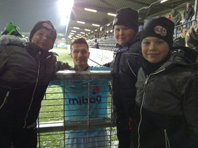 Mit Lask-Goalie Pavao Pervan | Foto: Matthias Froschauer