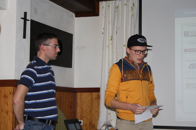 Andreas Doubrava und Alexander Doninger beim Vortrag