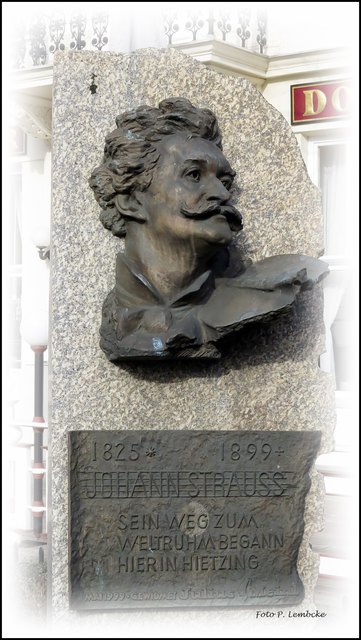 1825 - 1899 Johann Strauss - Sein Weg zum Weltruhm begann hier in Hietzing