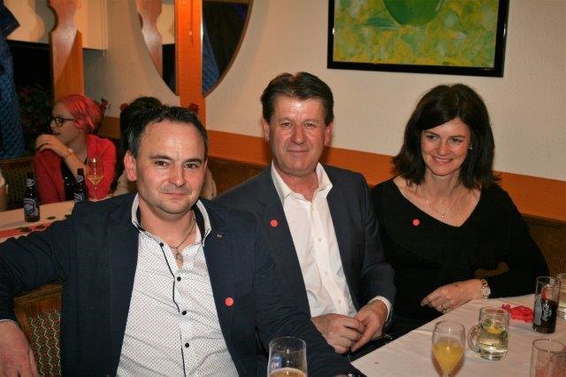 Unternehmer Günther Kuchling, Ewald und Renate (von links)