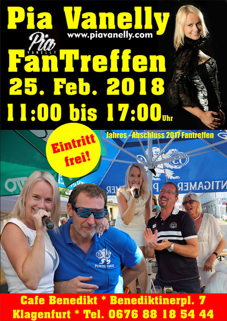 So, 25. Feber 2018: Pia Vanelly Fantreffen