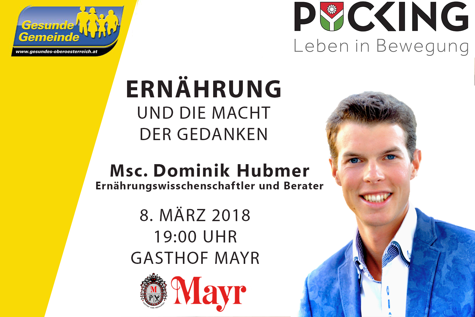 Flyer Gesunde Gemeinde Pucking