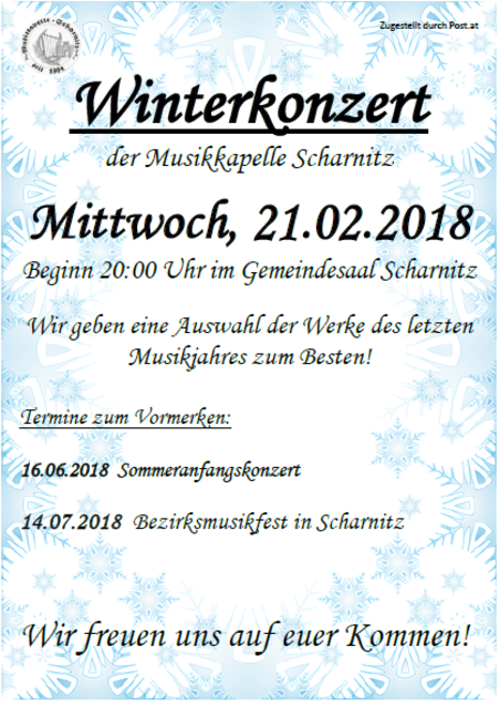 Winterkonzert MK Scharnitz