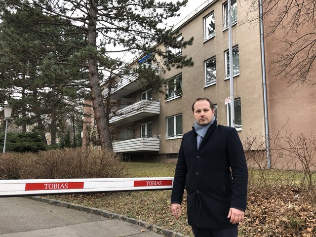 Bezirksvize Daniel Resch (ÖVP) wird die Baupläne in der Bauernfeldgasse 7-9 mit strengem Auge beobachten.