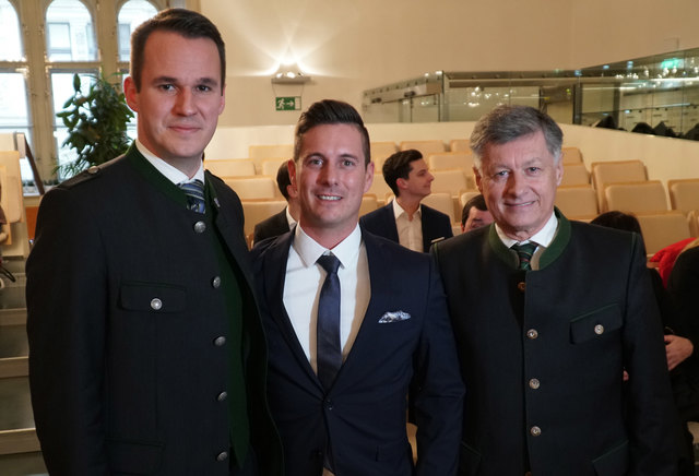 FPÖ-Herren: Hermann, Wagner und Kurzmann (v.l.) | Foto: FPÖ/Wallner