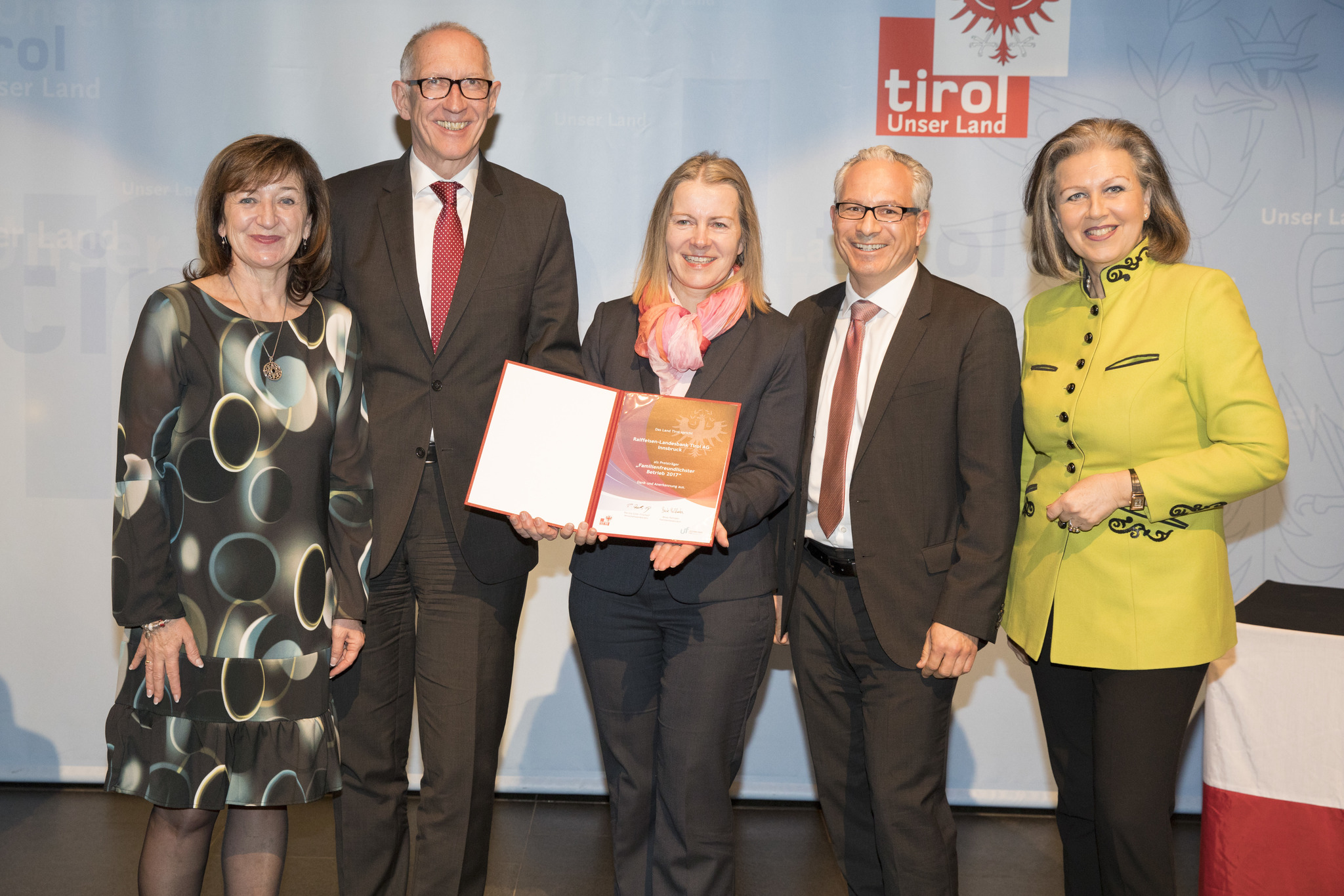 Familienfreundlichste Unternehmen Tirols 2017 Innsbruck