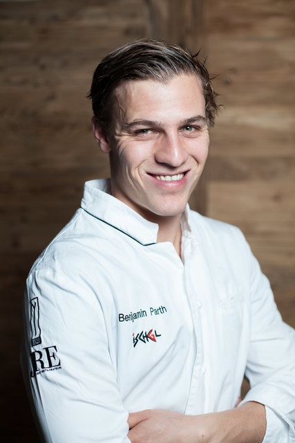 Hat gut lachen: Der erst 29-jährige Küchenchef Benjamin Parth wurde im aktuellen Hornstein Ranking mit drei Kronen ausgezeichnet. | Foto: ProMedia