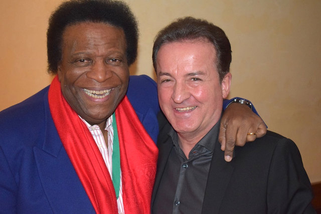 Gute Freunde: Roberto Blanco und der Schwechater Kurt Faist | Foto: Alex Tuma/Starpix