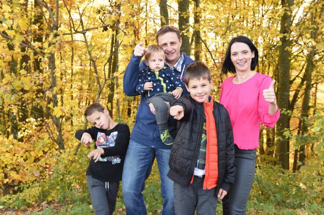 Mit meiner Familie im Wald! Nur mehr durch einen Gewinn beim Fotowettberwerb zu toppen!