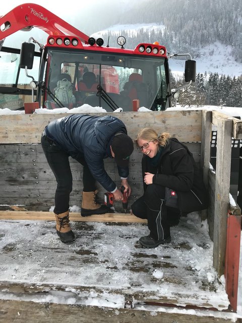 In der Gaissau auf der Baustelle. | Foto: Ö3