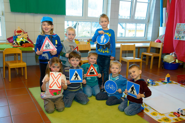 Kinder lernen alles zum Thema Sicherheit und Umwelt. | Foto: Kindergarten Thalgau