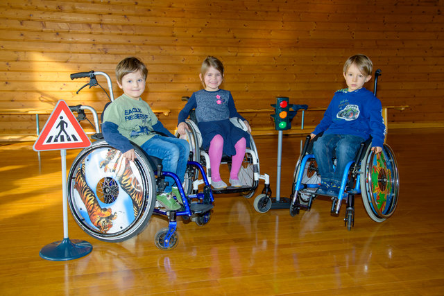 Wie ist es mit einem Rollstuhl zu fahren? | Foto: Kindergarten Thalgau