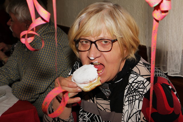 einfach herrlich so ein Faschings-Krapfen