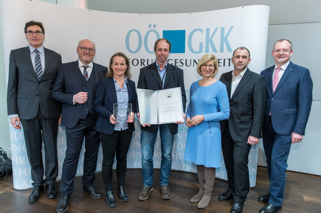 Der Forstbetrieb Steyrtal der ÖBf wurde erneut mit dem Gütesiegel "betriebliche Gesundheitsförderung" ausgezeichnet. | Foto: cityfoto.at/Peter Mayr