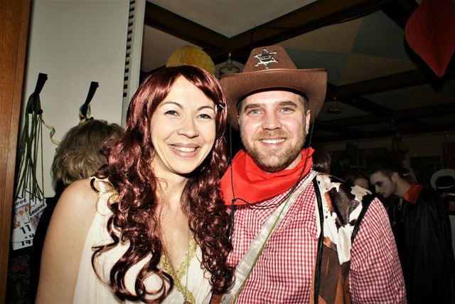 Göttin Melanie mit ihrem Sheriff Bernhard