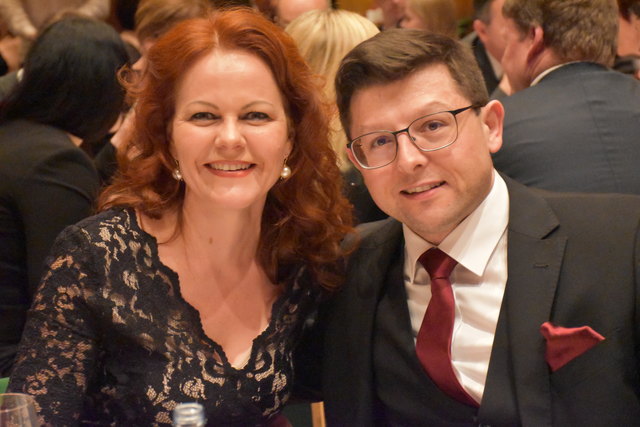 Vize-Bgm. Cornelia Hagele mit Mann Matthias.