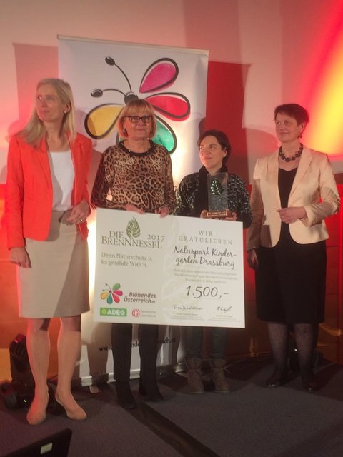 "Brennessel" für das Team des Kindergartens Draßburg