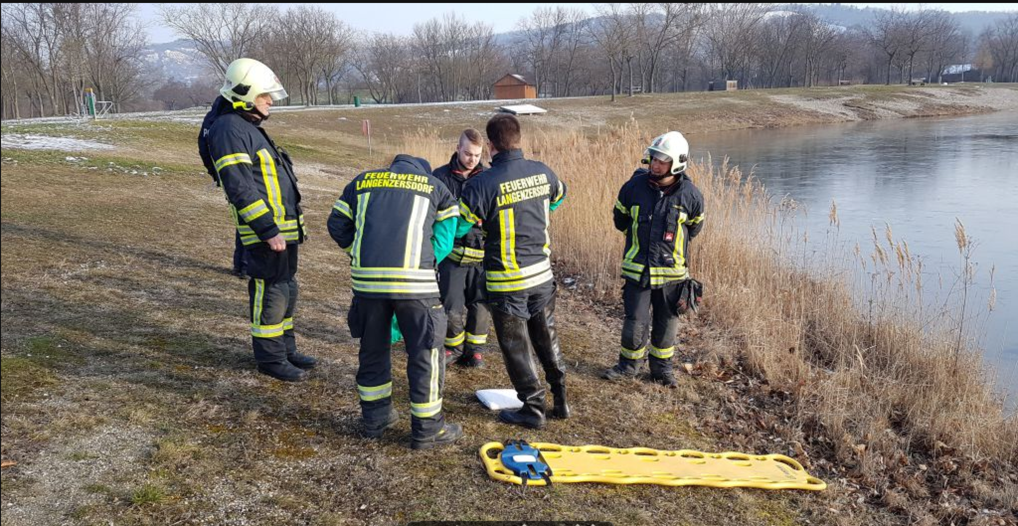 Ein zum Glück nicht alltäglicher Einsatz für die Langenzersdorfer Florianis.