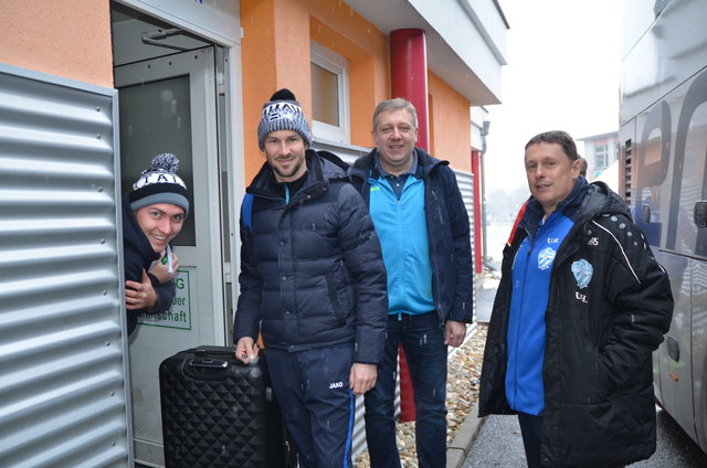 Gut gelaunt reiste der TSV Prolactal Hartberg zum Camp in die Therme Catez.