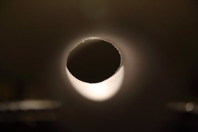Mein 1. Foto von einem schwarzen Loch - Lei Lei! :)