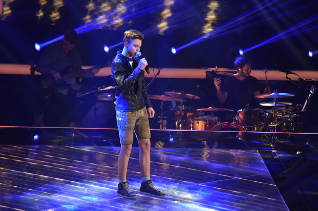 Christian ist Teilnehmer der 6. Stafel von "The Voice Kids". Er singt "Mama" von Pizzera & Jaus. | Foto: SAT.1/André Kowalski
