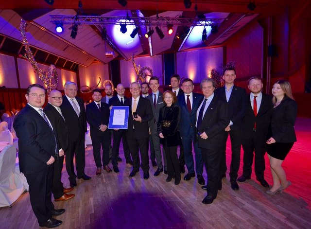 IPM Delegation mit Preisträger Prof. Franz Majcen und Fürstenfelds Bürgermeister Werner Gutzwar | Foto: Paul Grafl