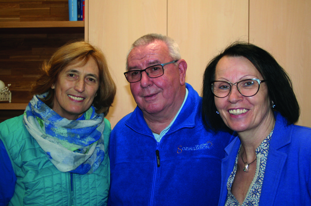Eva Steiger, Vorstandsmitglied Schreiter Helmut, Obfrau Edith Kern-Riegler