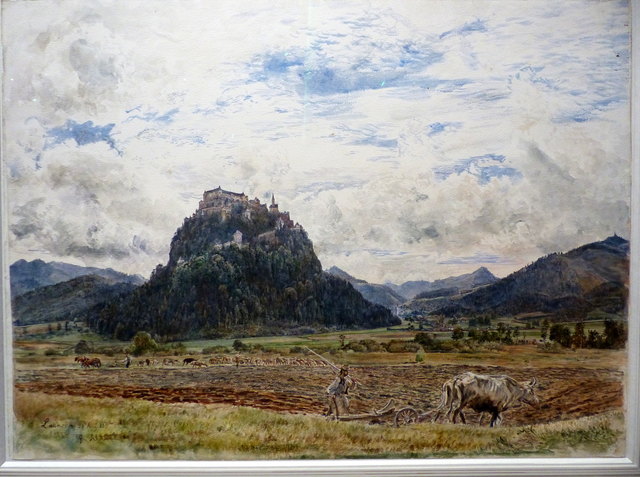 Die Burg Hochosterwitz in Kärnten 1880 / Rudolf von Alt