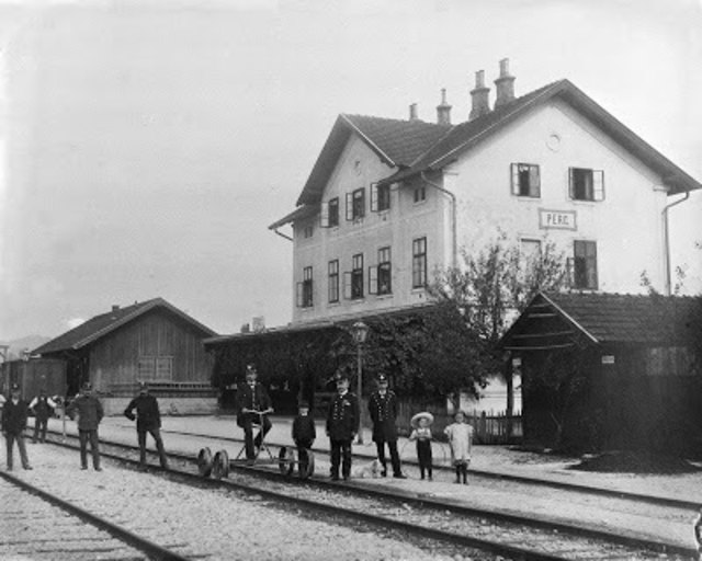 Bahnhof Perg um 1910, Quelle: Heimat- und Museumsverein Perg