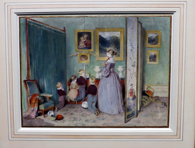 Das Abendgebet (Erzherzogin Sophie mit ihren Kindern)  / Peter Fendi