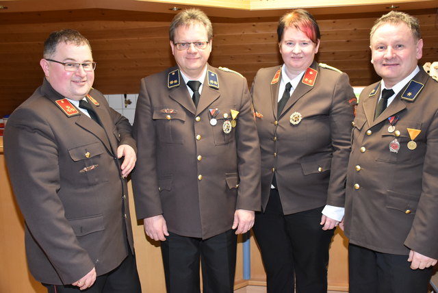 Das neue Kommando der FF Riedersdorf