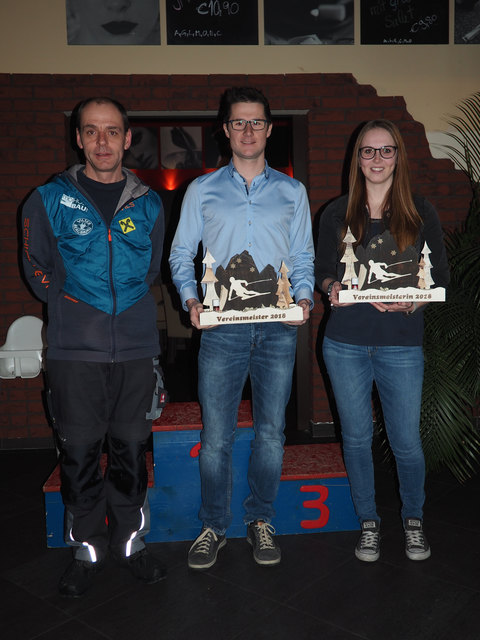 Die Vereinsmeister Johannes Pitterle und Lara Kieltrunk. | Foto: privat