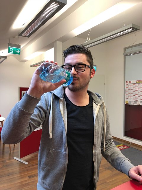 Lebeneslixier: Alois Lipp schwört in der Fastenzeit auf Wasser. | Foto: KK