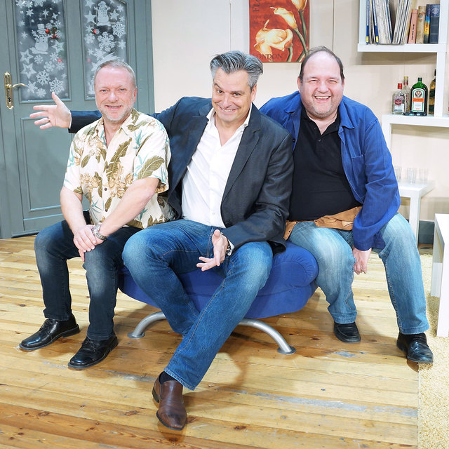 Reinhard Nowak, Gerald Pichowetz und Dorian Steidl in »Nur eine Stunde Ruhe« | Foto: Gloria Theater