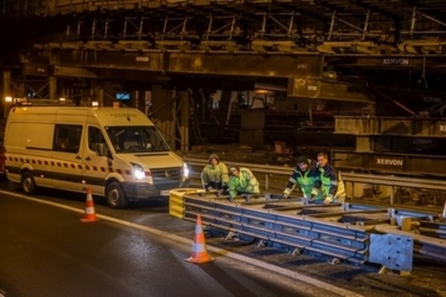 Die Mitarbeiter der Firma Franz Esletzbichler e.U. mit Sitz in Lunz am See sind rund um die Uhr für die Verkehrssicherheit im Einsatz. | Foto: privat