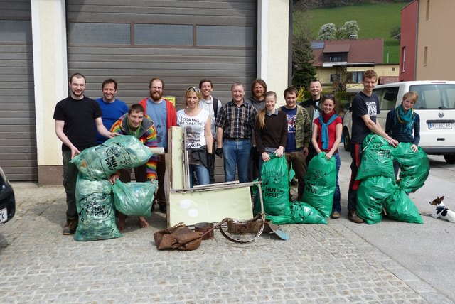 Flurreinigungsaktion in Roßleithen