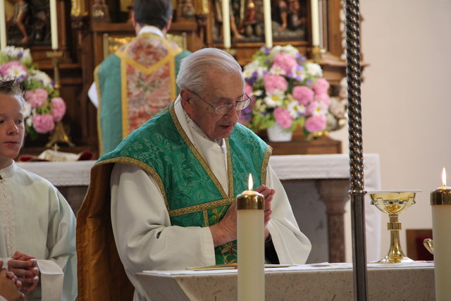 Pater Raphael feierte täglich die Heilige Messe.