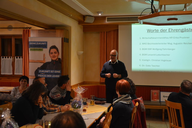 Die Mitglieder der Grestner Wirtschaftsgemeinschaft trafen im Gasthof "Zu den zwei Linden" aufeinander.