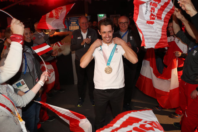 Lukas Klapfer wird am Montag daheim in Trofaiach empfangen.