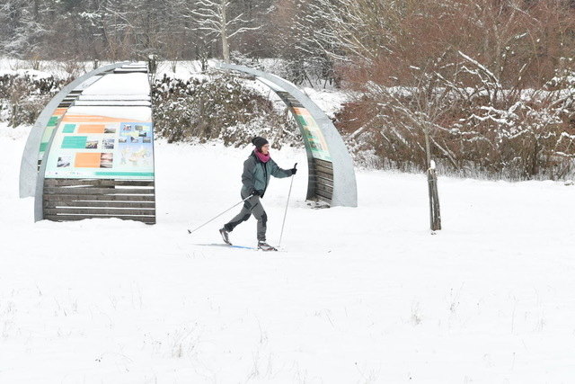Ein in Wien ungewohntes Bild: In Mauer kann dieser Tage lang gelaufen werden. | Foto: Markus Spitzauer