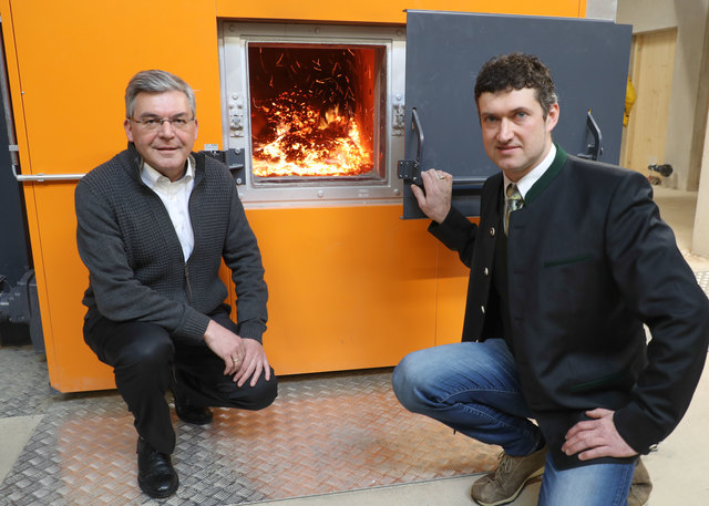 Landesrat Josef Schwaiger (links) und Obmann Thomas Höfner. | Foto: Franz Neumayr